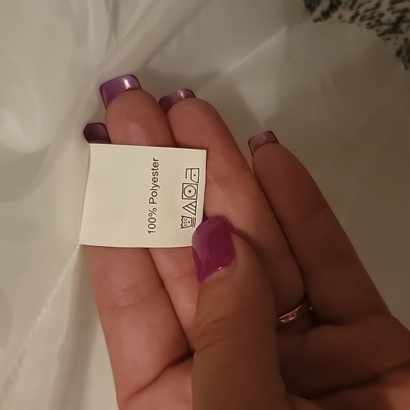 Blue and White Lined Coat - Picture 7 of 8